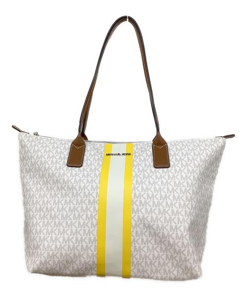 MICHAEL KORS（マイケル・コース）MICHAEL KORS (マイケルコース) TOP ZIP トートバッグ グレーの古着・服飾アイテム