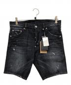 DSQUARED2ディースクエアード）の古着「デニムショーツ」｜ブラック