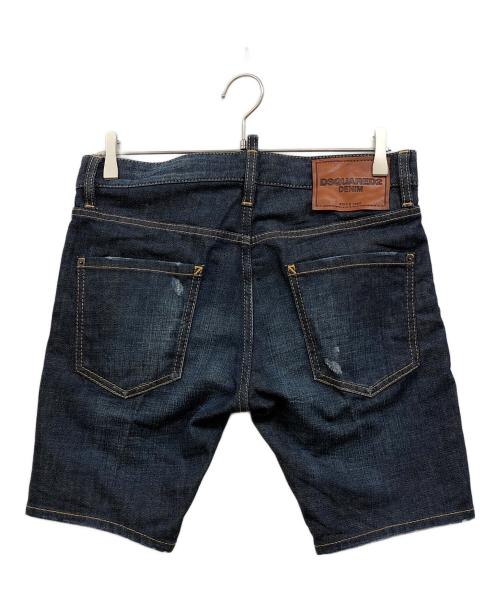 DSQUARED2（ディースクエアード）DSQUARED2 (ディースクエアード) LONG PENCIL SHORT インディゴ サイズ:44 未使用品の古着・服飾アイテム