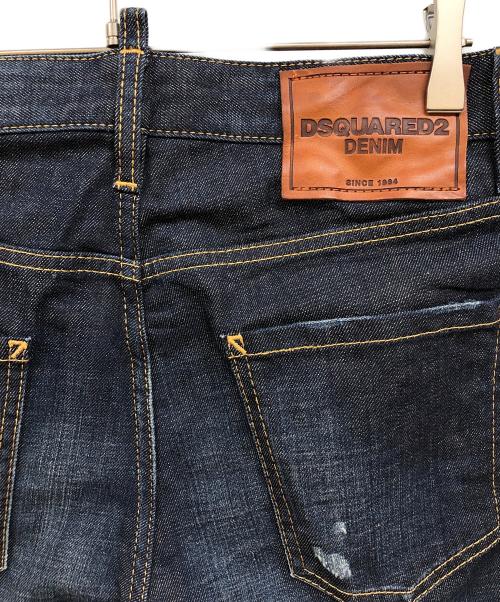 DSQUARED2（ディースクエアード）DSQUARED2 (ディースクエアード) LONG PENCIL SHORT インディゴ サイズ:44 未使用品の古着・服飾アイテム