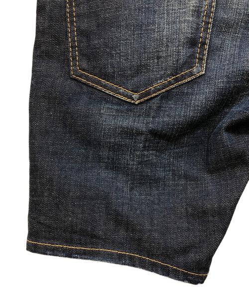 DSQUARED2（ディースクエアード）DSQUARED2 (ディースクエアード) LONG PENCIL SHORT インディゴ サイズ:44 未使用品の古着・服飾アイテム