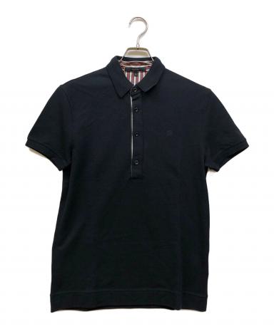 中古・古着通販】GUCCI (グッチ) GG刺繍ポロシャツ ブラック サイズ:S