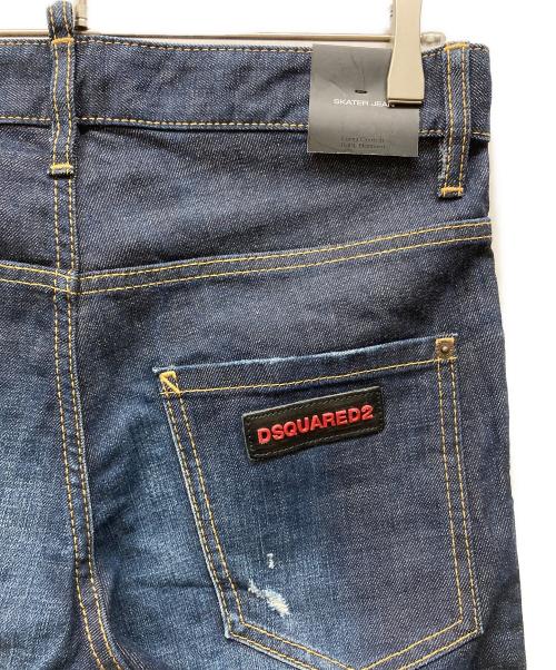 DSQUARED2（ディースクエアード）DSQUARED2 (ディースクエアード) SKATER JEAN インディゴ サイズ:44 未使用品の古着・服飾アイテム