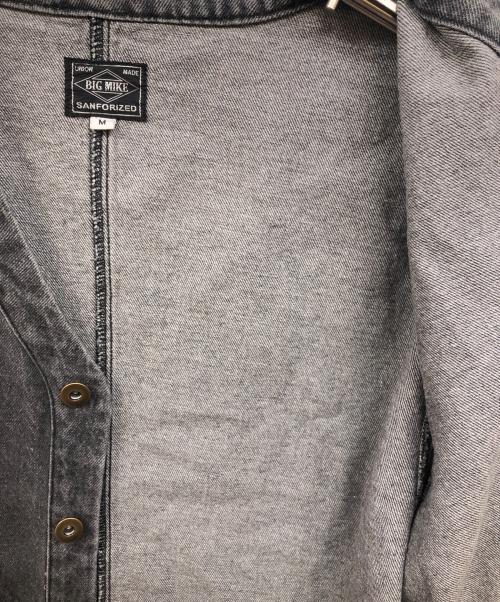 BIG MIKE（ビックマイク）BIG MIKE (ビックマイク) ENGINEER DENIM JACKET グレー サイズ:Ⅿの古着・服飾アイテム