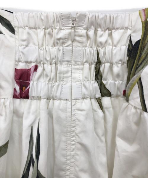 Mystrada（マイストラーダ）Mystrada (マイストラーダ) サマーボタニカルスカート ホワイト サイズ:34 未使用品の古着・服飾アイテム