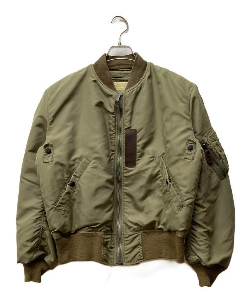 BUZZ RICKSON'S（バズリクソンズ）Buzz Rickson's (バズリクソンズ) B-15C MOD フライトジャケット グリーン サイズ:38の古着・服飾アイテム
