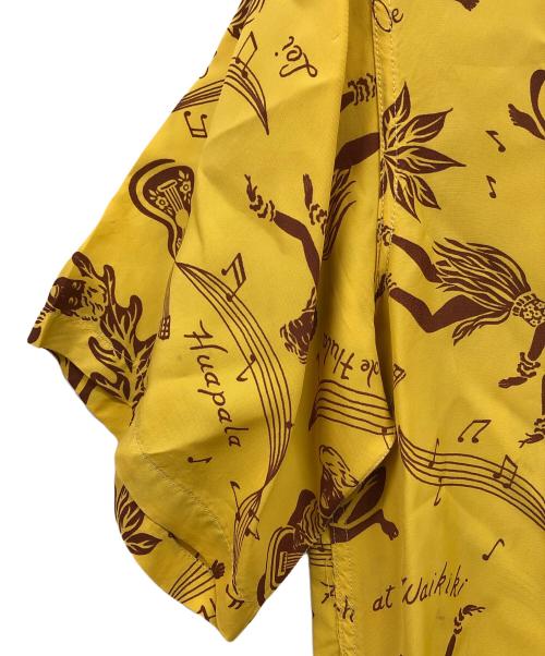 Sun Surf（サンサーフ）Sun Surf (サンサーフ) HAPA HAOLE HULA アロハシャツ イエロー サイズ:Ｓの古着・服飾アイテム