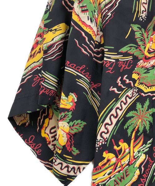 Sun Surf（サンサーフ）Sun Surf (サンサーフ) PAPADISE OF THE PACIFIC アロハシャツ ネイビー サイズ:Ｓの古着・服飾アイテム