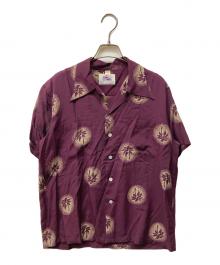 Duke Kahanamoku（デュークカハナモク）の古着「RAYON S/S "WONDEROUS PALMTREE"」｜パープル