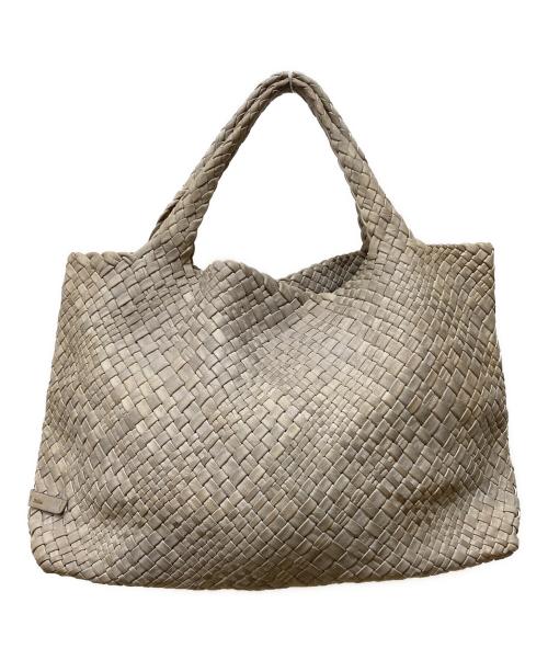 FALORNI（ファロルニ）FALORNI (ファロルニ) インテレチャートメッシュレザーバッグ グレーの古着・服飾アイテム