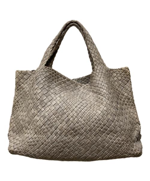 FALORNI（ファロルニ）FALORNI (ファロルニ) インテレチャートメッシュレザーバッグ グレーの古着・服飾アイテム