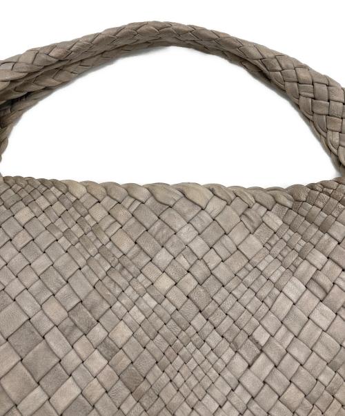 FALORNI（ファロルニ）FALORNI (ファロルニ) インテレチャートメッシュレザーバッグ グレーの古着・服飾アイテム