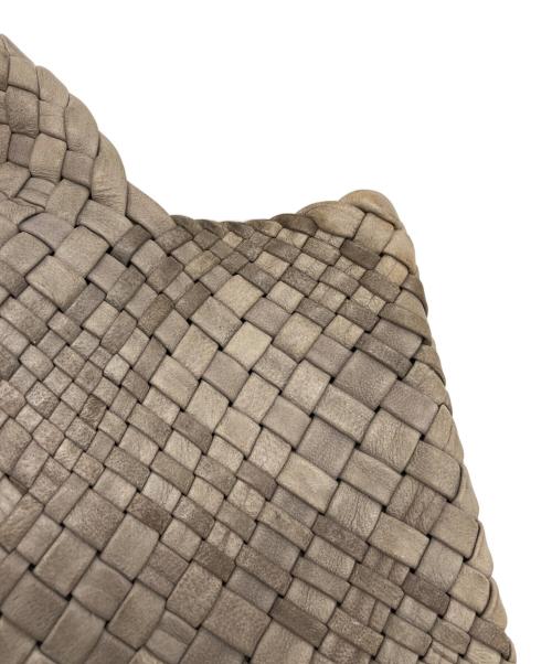 FALORNI（ファロルニ）FALORNI (ファロルニ) インテレチャートメッシュレザーバッグ グレーの古着・服飾アイテム