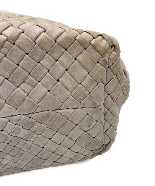 FALORNI（ファロルニ）FALORNI (ファロルニ) インテレチャートメッシュレザーバッグ グレーの古着・服飾アイテム