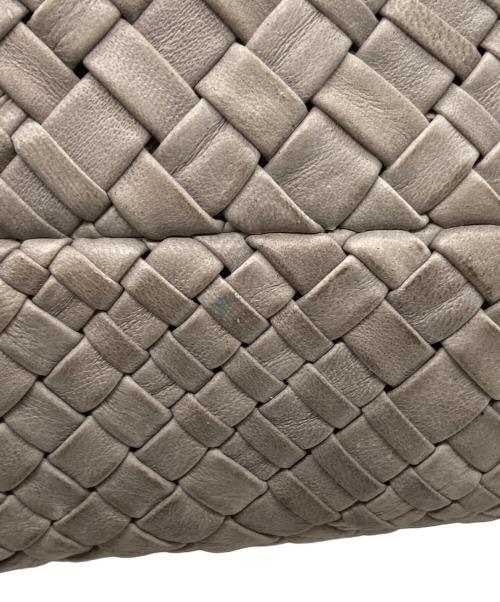 FALORNI（ファロルニ）FALORNI (ファロルニ) インテレチャートメッシュレザーバッグ グレーの古着・服飾アイテム