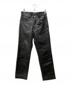 Schottショット）の古着「レザーパンツ」｜ブラック