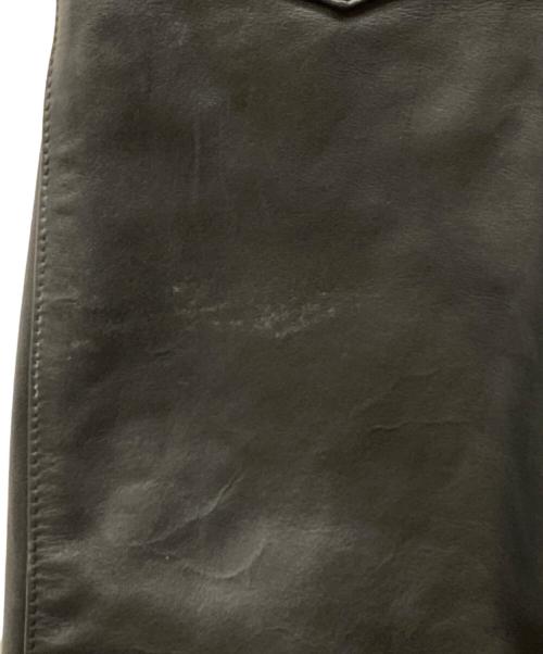 Schott（ショット）Schott (ショット) レザーパンツ ブラック サイズ:32の古着・服飾アイテム