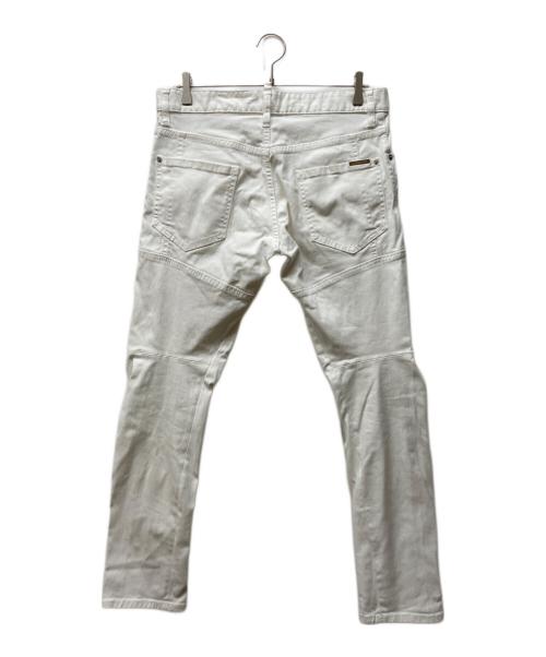 DSQUARED2（ディースクエアード）DSQUARED2 (ディースクエアード) Tidy Biker Jean ホワイト サイズ:SIZE 48の古着・服飾アイテム