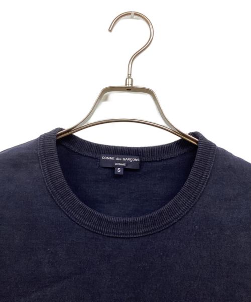 COMME des GARCONS HOMME（コムデギャルソン オム）COMME des GARCONS HOMME (コムデギャルソン オム) 綿度詰天竺ポケットTシャツ ネイビー サイズ:Ｓの古着・服飾アイテム