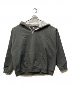KAPTAIN SUNSHINEキャプテンサンシャイン）の古着「ハーフジップスウェットフーディ」｜グレー