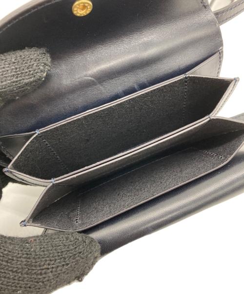 KAPTAIN SUNSHINE（キャプテンサンシャイン）KAPTAIN SUNSHINE (キャプテンサンシャイン) ROUND WALLET MID PORCH ブラックの古着・服飾アイテム