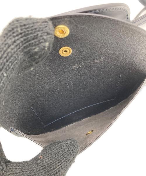 KAPTAIN SUNSHINE（キャプテンサンシャイン）KAPTAIN SUNSHINE (キャプテンサンシャイン) ROUND WALLET MID PORCH ブラックの古着・服飾アイテム