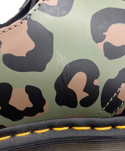 Dr.Martens（ドクターマーチン）Dr.Martens (ドクターマーチン) 1461 LEOPARD 3ホールシューズ グリーン サイズ:SIZE UK6の古着・服飾アイテム