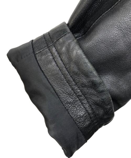 BURBERRY BLACK LABEL（バーバリーブラックレーベル）BURBERRY BLACK LABEL (バーバリーブラックレーベル) シングルライダースジャケット ブラック サイズ:Lの古着・服飾アイテム