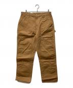 CarHarttカーハート）の古着「ダブルニーペインターパンツ」｜ブラウン