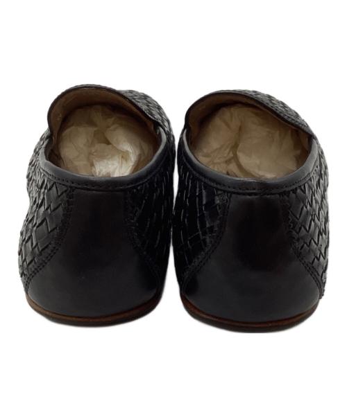 Salvatore Ferragamo（サルヴァトーレ フェラガモ）Salvatore Ferragamo (サルヴァトーレ フェラガモ) イントレチャートスリッポン ブラック サイズ:SIZE 7の古着・服飾アイテム