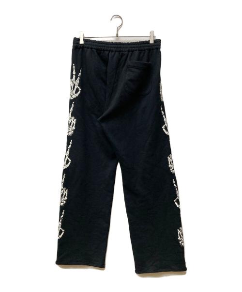 ensou.（エンソウ）ensou. (エンソウ) Peace sweatpants ブラック サイズ:Lの古着・服飾アイテム