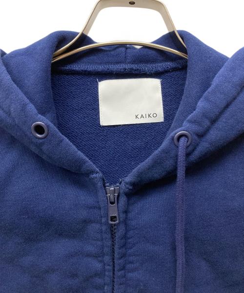 kaiko（カイコー）KAIKO (カイコー) DOUBLE ZIP UP PARKA ネイビー サイズ:1の古着・服飾アイテム
