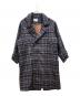 naptime（ナップタイム）の古着「チェックロングチェスターコート」｜ネイビー