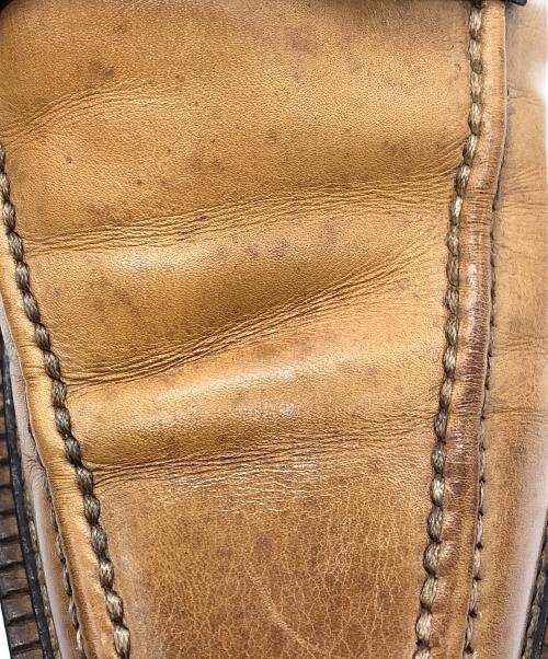 Stefano Branchini（ステファノ・ブランキーニ）Stefano Branchini (ステファノ・ブランキーニ) スクエアトゥーレザーシューズ ブラウン サイズ:SIZE 5の古着・服飾アイテム