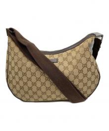 GUCCI（グッチ）の古着「GGキャンバス ショルダーバッグ」｜ブラウン