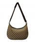 GUCCI (グッチ) GGキャンバス ショルダーバッグ ブラウン：25000円