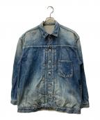 STAMMBAUMシュタンバウム）の古着「OVERSIZE DENIM JACKET」｜ブルー