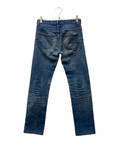 DIOR HOMME（ディオール オム）Dior Homme (ディオール オム) 爪痕加工デニムデニムパンツ ブルー サイズ:SIZE 66cm (W26)の古着・服飾アイテム