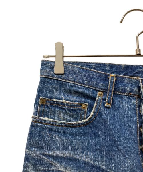DIOR HOMME（ディオール オム）Dior Homme (ディオール オム) 爪痕加工デニムデニムパンツ ブルー サイズ:SIZE 66cm (W26)の古着・服飾アイテム