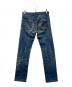 Dior Homme (ディオール オム) 爪痕加工デニムデニムパンツ ブルー サイズ:SIZE 66cm (W26)：12000円