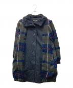 M.&KYOKOエムアンドキョウコ）の古着「パネル切替コート」｜グレー