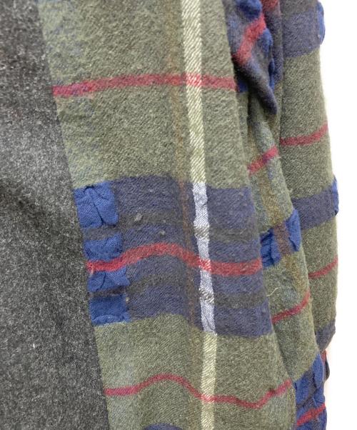 M.&KYOKO（エムアンドキョウコ）M.&KYOKO (エムアンドキョウコ) パネル切替コート グレー サイズ:SIZE 1の古着・服飾アイテム