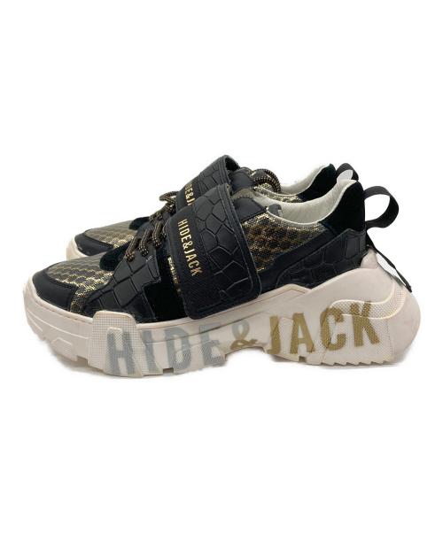 HIDE&JACK（ハイドアンドジャック）hide&jack (ハイドアンドジャック) Low Top Sneaker SPEEDBUMP ブラック サイズ:SIZE 37の古着・服飾アイテム