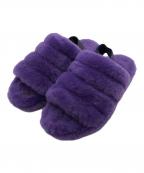 UGGアグ）の古着「FLUFF YEAH SLIDE SANDLE」｜パープル