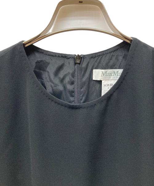 MaxMara（マックスマーラ）MaxMara (マックスマーラ) PITTURA ベルテッドワンピース ブラック サイズ:40の古着・服飾アイテム