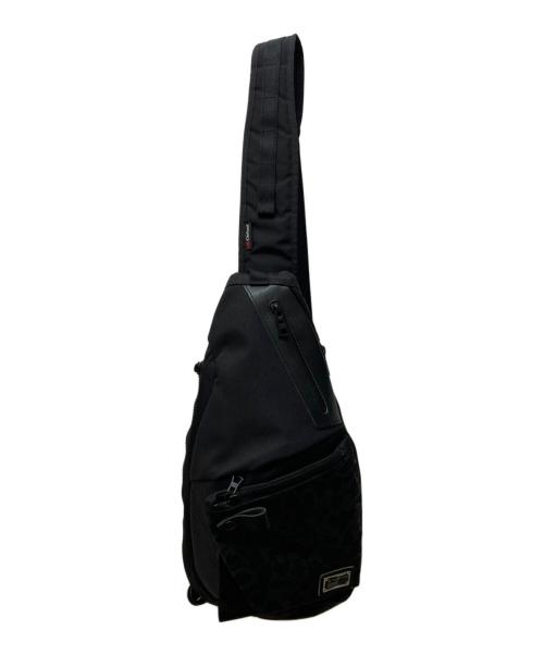 master-piece（マスターピース）master-piece (マスターピース) Black Crazy スリングバッグ ブラックの古着・服飾アイテム