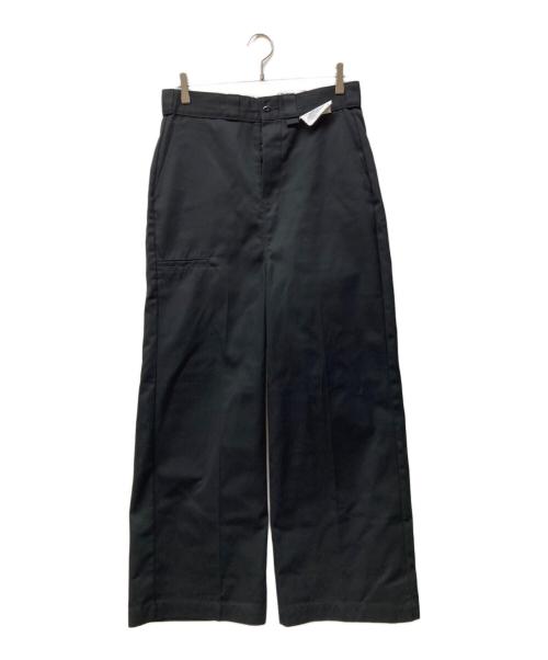 WILLY CHAVARRIA（ウィリーチャバリア）WILLY CHAVARRIA (ウィリーチャバリア) Dickies (ディッキーズ) WIDE LEG CHINO-length28 ブラック サイズ:SIZE 32の古着・服飾アイテム
