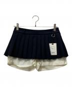 JOSE MOONジョゼムーン）の古着「PLEATS MINI SKIRT」｜ブラック