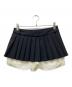JOSE MOON (ジョゼムーン) PLEATS MINI SKIRT ブラック サイズ:SIZE 36 未使用品：8000円