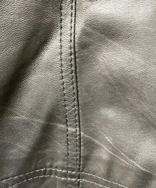 BLACK LABEL CRESTBRIDGE（ブラックレーベル クレストブリッジ）BLACK LABEL CRESTBRIDGE (ブラックレーベル クレストブリッジ) チェックライニングシングルライダースジャケット ブラック サイズ:Mの古着・服飾アイテム